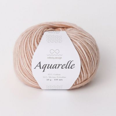 Infinity Aquarelle ( 2650 BEIGE) 65% хлопок, 35% мериносовая шерсть 50 гр/110 м